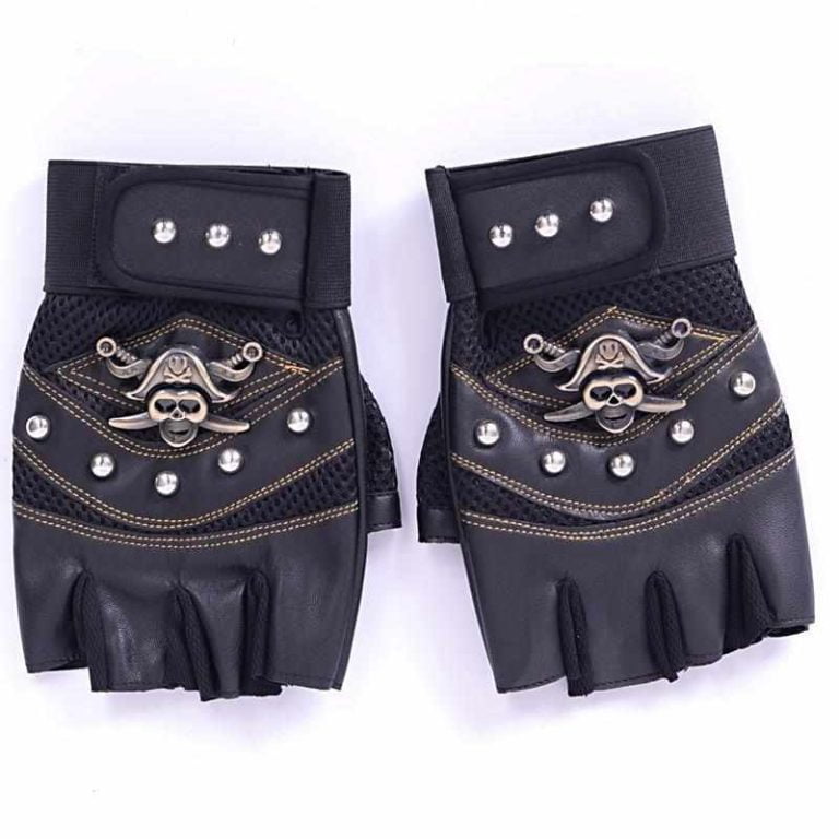 Tactical Adjustable Skulls Rivet Glove Mahir Express