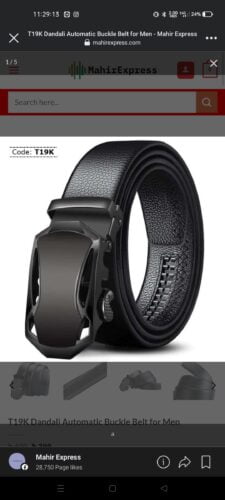 T19K Dandali Automatic Buckle Belt for Men photo review