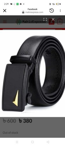 B142 Dandali Automatic Buckle Belt for Men photo review