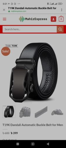 B143 Dandali Automatic Buckle Belt for Men photo review