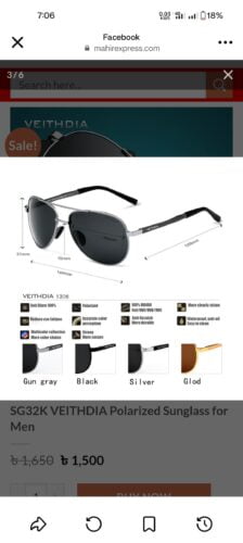 SG32K VEITHDIA Polarized Sunglass for Men photo review
