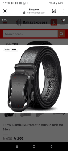 T19K Dandali Automatic Buckle Belt for Men photo review