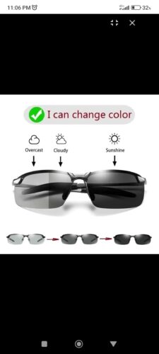 A141 STARL Photochromic Night Vision Driving Sunglass photo review