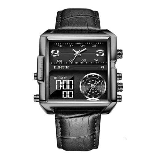 LG91K LIGE Big Dial Sports Watch for Men photo review