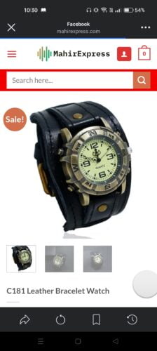 C181 Leather Bracelet Watch photo review