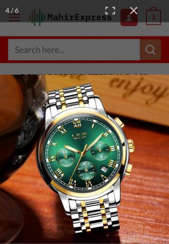 LG85 LIGE 9810 Chronograph Watch for Men photo review