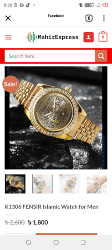 K1306 FENSIR Islamic Watch for Men photo review