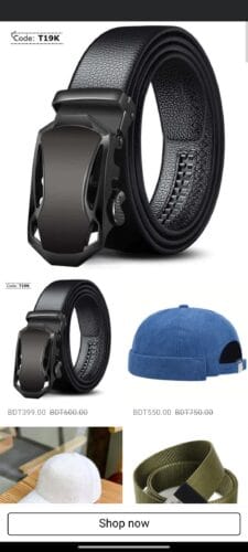 B142 Dandali Automatic Buckle Belt for Men photo review