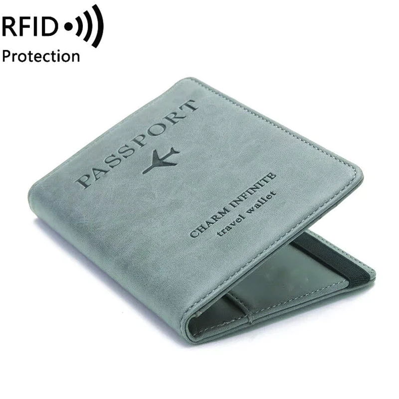 A1001 PU Leather Travel Passport Holder - Image 4