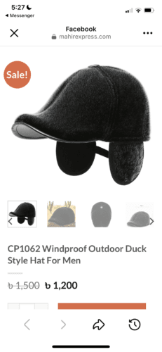 CP1062 Windproof Outdoor Duck Style Hat For Men photo review