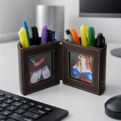 P1042 Desk Organizer with Pen Holder & Photo Frame