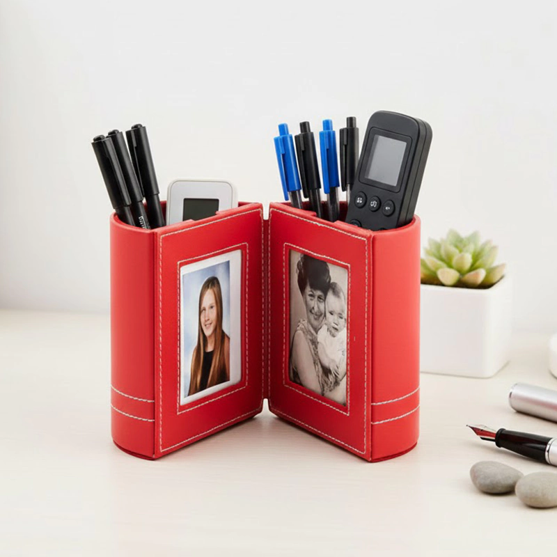 P1043 Desk Organizer with Pen Holder & Photo Frame