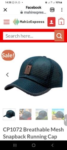 CP1072 Breathable Mesh Snapback Running Cap For Men and Women photo review