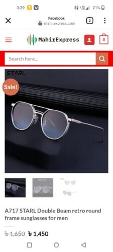 A717 STARL Double Beam retro round frame sunglasses for men photo review