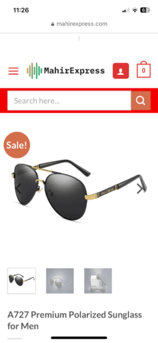 A727 Premium Polarized Sunglass for Men photo review