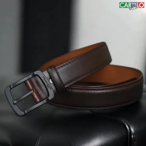 B9014 CARTELO Premium Genuine Leather Belt For Men - Image 4