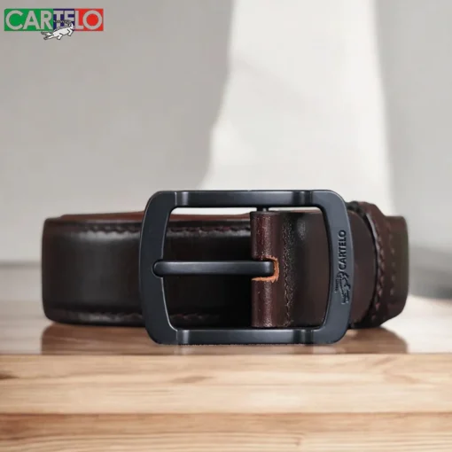 B9014 CARTELO Premium Genuine Leather Belt For Men - Image 3