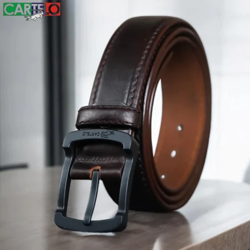 B9014 CARTELO Premium Genuine Leather Belt For Men - Image 2