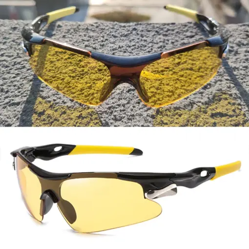 A761 Outdoor Night vision Cycling Glasses for Men - Image 2