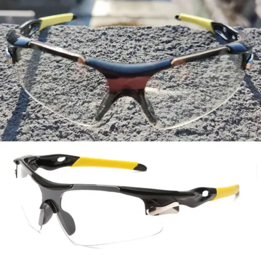 A762 Outdoor Transparent Cycling Glasses for Men - Image 2