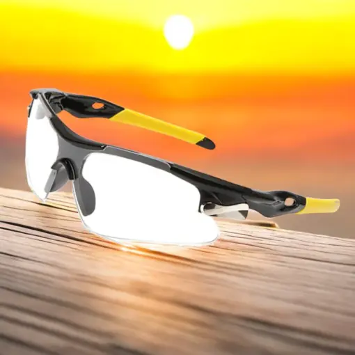 A762 Outdoor Transparent Cycling Glasses for Men - Image 3