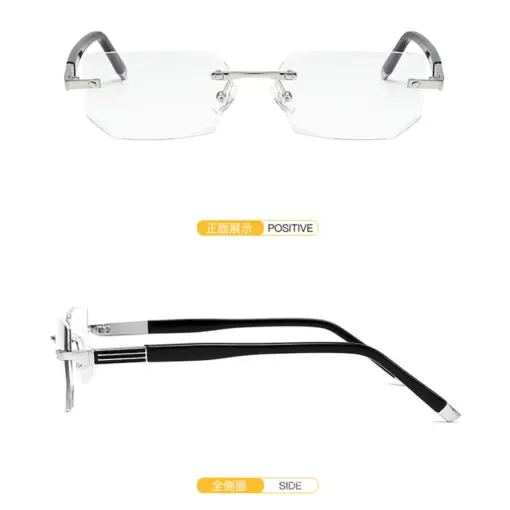 A785 Retro Fashion Unisex PC Sports Reading Glasses - Image 3