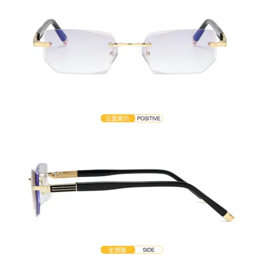 A786 Retro Fashion Unisex PC Sports Reading Glasses - Image 7