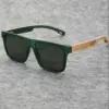 A788 Bamboo Wood Polarized Sunglasses – Stylish UV Protection for Men & Women