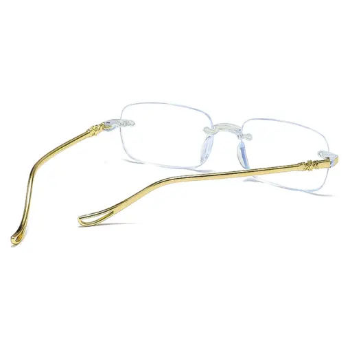 A813 Frameless HD Anti-Blue Light Premium Glasses - Image 3