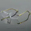A813 Frameless HD Anti-Blue Light Premium Glasses