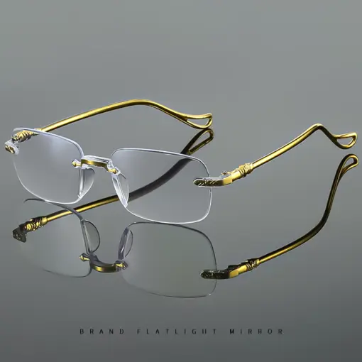 A813 Frameless HD Anti-Blue Light Premium Glasses