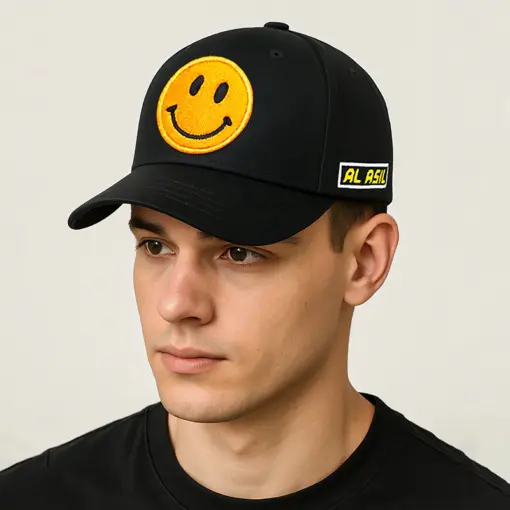 CP1172 Spread Smiles with our Emoji Black Cap - Image 2