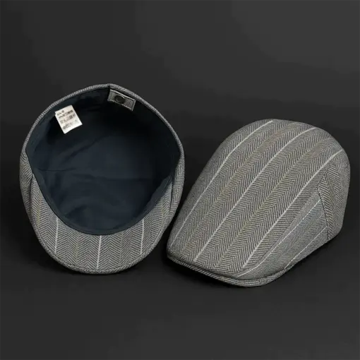 CP1177 Classic Premium Flat Cap - Stylish and Versatile - Image 4