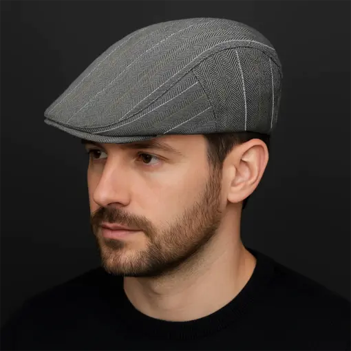 CP1177 Classic Premium Flat Cap - Stylish and Versatile - Image 2