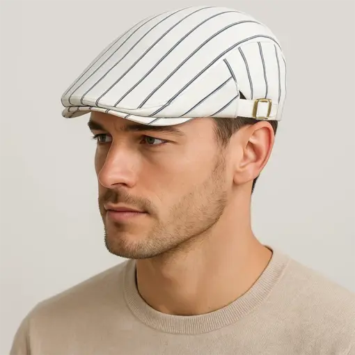 CP1185 Classic Premium Flat Cap - Stylish and Versatile - Image 2