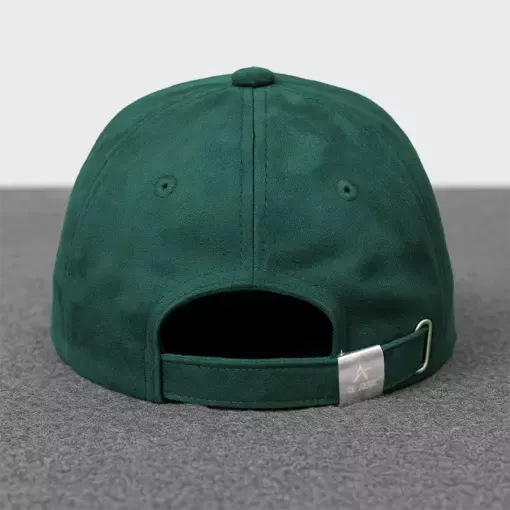 CP1189 White & Green Cap with Vintage Moto Vibe - Image 5