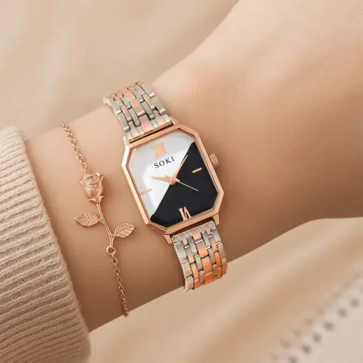 K1061 Luxury Elegant Watch With Bracelet For Women