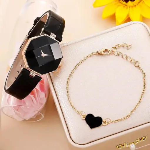 K1062 Luxury Elegant Watch With Bracelet For Women - Image 3