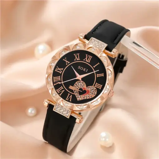 K1064 4PCS Luxury Watch Set for Women - Image 6