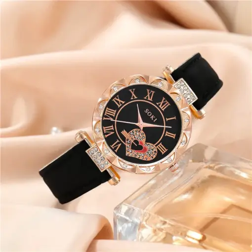 K1064 4PCS Luxury Watch Set for Women - Image 5