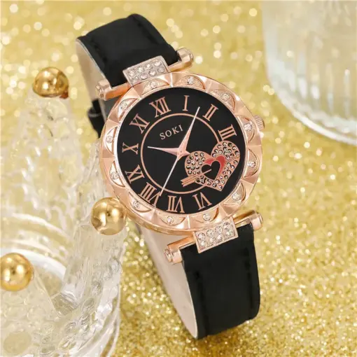 K1064 4PCS Luxury Watch Set for Women - Image 4