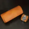 P1045 Genuine Leather 3 Slots Storage Case for Wrist Watch