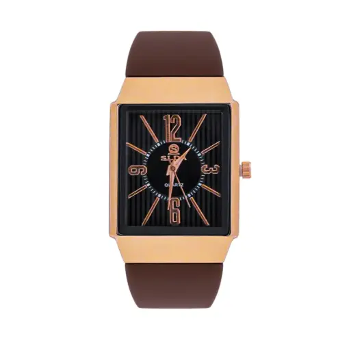 K1066 Premium Rectangle Silicone Strap Watch - Image 2