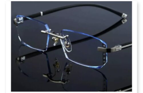A795 New Cut-Edge Frameless HD Anti-Blue Light Glasses for Men photo review