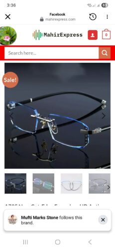 A795 New Cut-Edge Frameless HD Anti-Blue Light Glasses for Men photo review