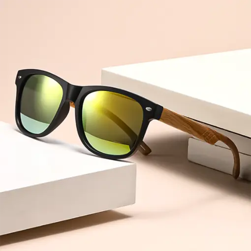 A799 Bamboo Wood Sunglasses Stylish for Men & Women - Image 2