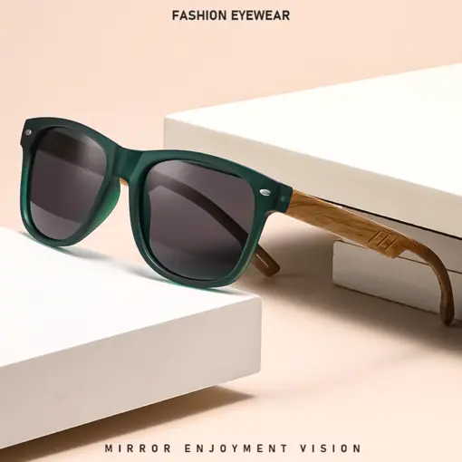 A801 Bamboo Wood Sunglasses Stylish for Men & Women - Image 2