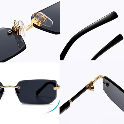 A803 STARL New Cut-Edge Frameless Glasses for Men - Image 4