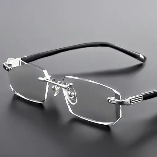 A805 New Cut-Edge Frameless HD Anti-Blue Light Glasses for Men