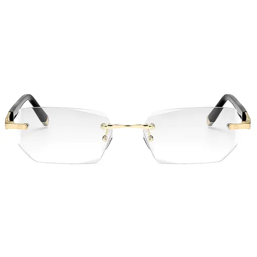 A806 New Cut-Edge Frameless HD Anti-Blue Light Glasses for Men - Image 7